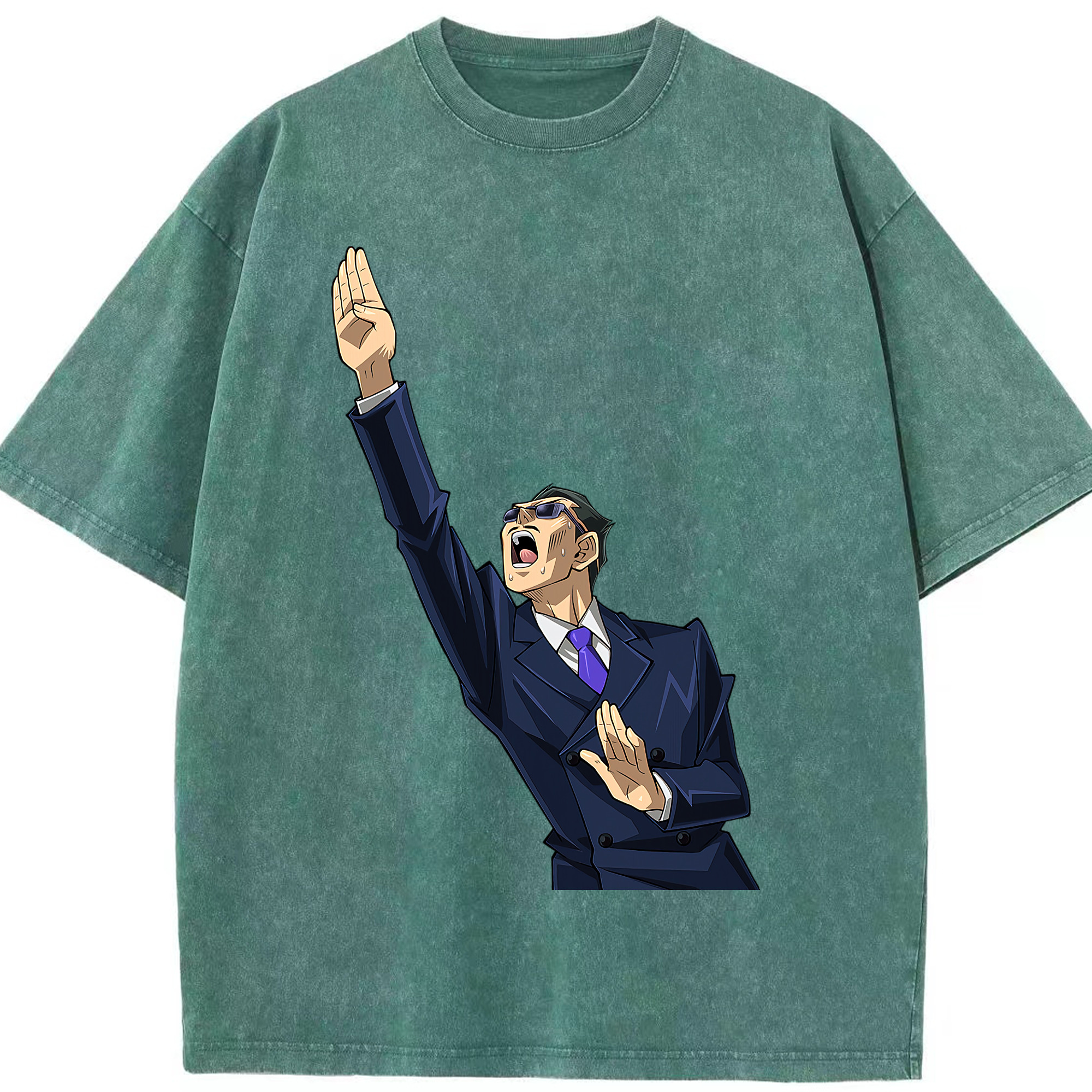 （画像用） 遊☆戯☆王 Yu-Gi-Oh! 綿100% ヴィンテージ風 半袖Tシャツ（フロントプリント）
